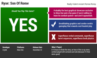 Illustration for article titled Ryse: Son of Rome: The Kotaku Review